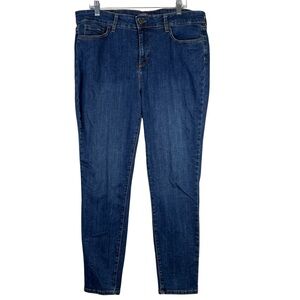 NYDJ Skinny Jeans Women’s 14 Blue Denim Lift Tuck Stretch Pockets Plus Size